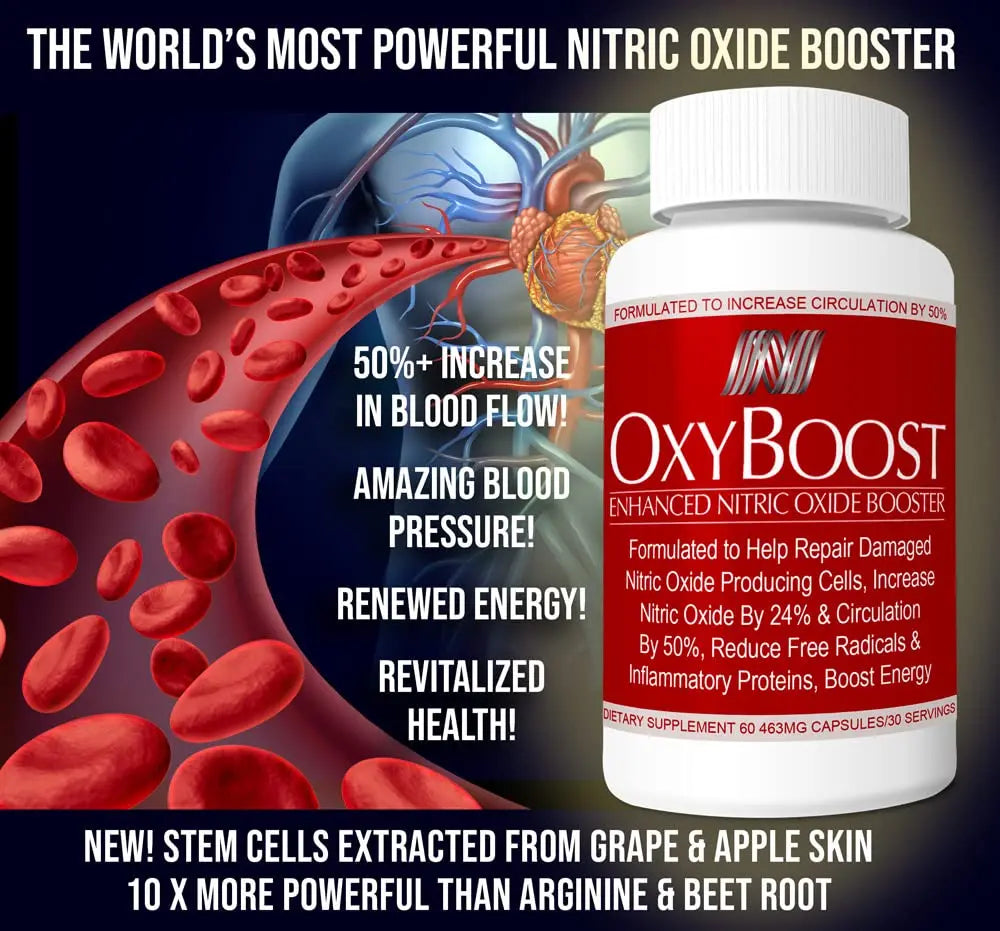 OxyBoost - Nitric Oxide Supplement (1 Bottle - 30 Servings) OxyNaturals Au supplements