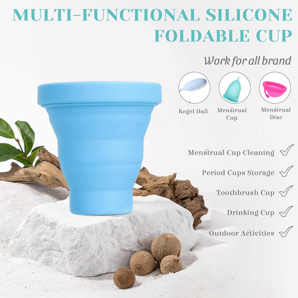 YTYOMUR Menstrual Cup Set, 2 Soft Period Cup Come with Collapsible Cleaner Cup YTYOMUR Au supplements