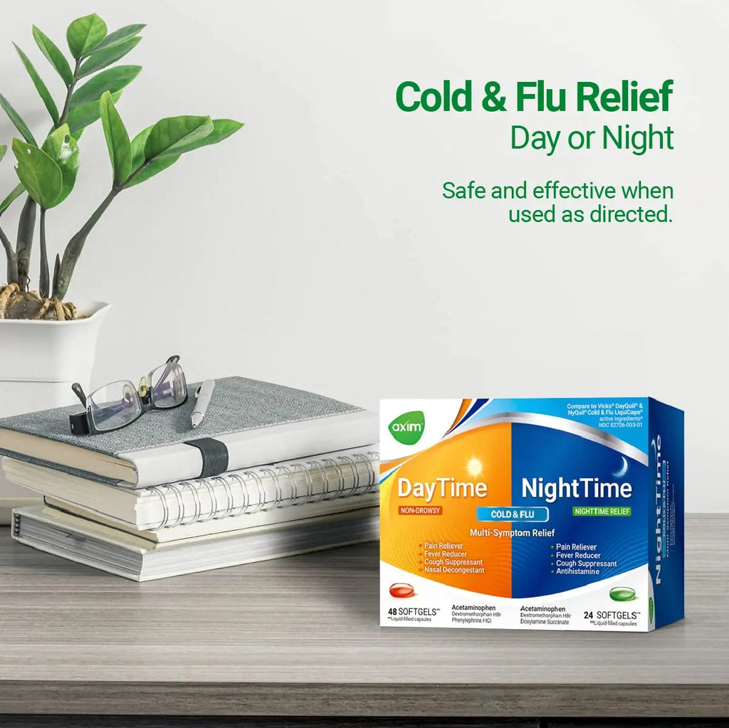 AXIM Day & Night 325-15-5-6.25 mg x 72 softgels AXIM Au supplements