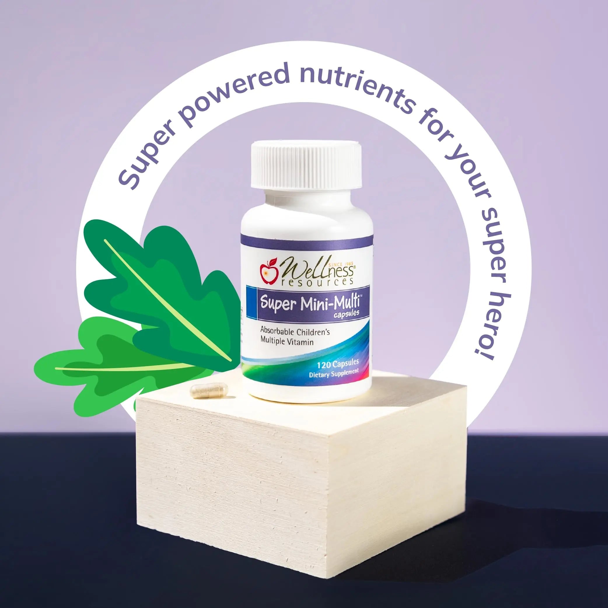 Super Mini-Multi - Children's Multivitamin Swallowable Capsules with Methyl Folate, Methyl B12 and Coenzyme B Vitamins for Growth Wellness Resources Au supplements