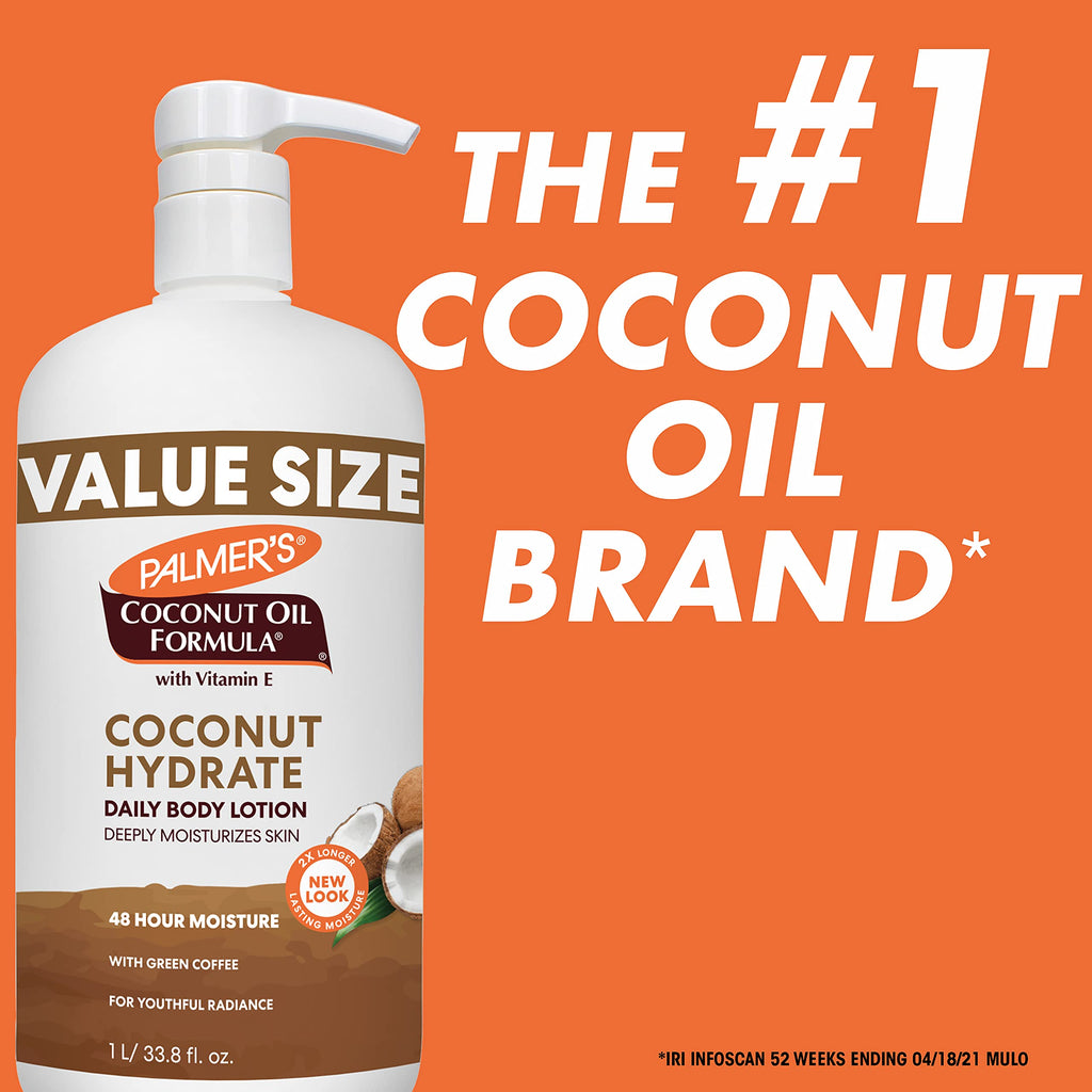 Palmer's Coconut Oil Formula Body Lotion for Dry Skin, Hand & Body Moisturizer with Green Coffee Extract & Vitamin E