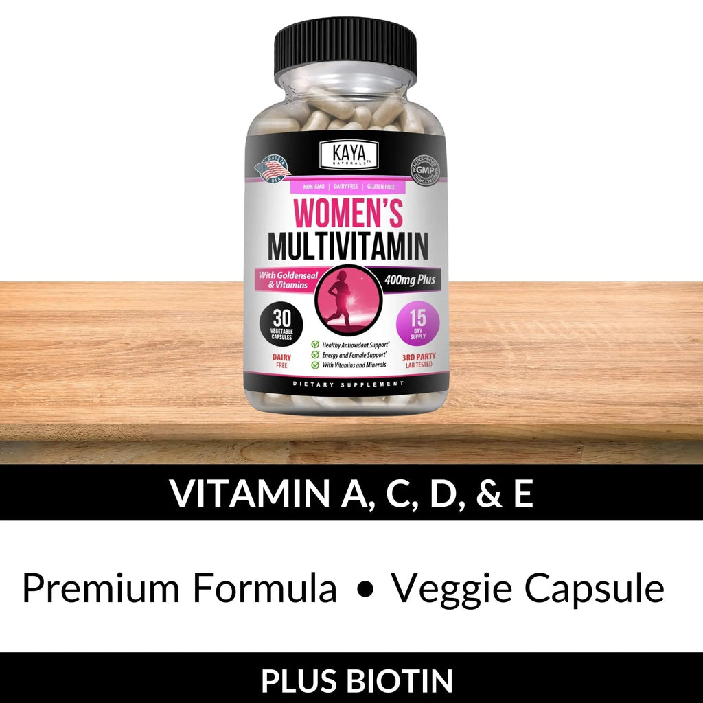 Kaya Naturals Women's Multivitamin, Overall Healthy Antioxidant, and Immune Support, Vitamins A, D, C, E, Biotin Kaya Naturals Au supplements