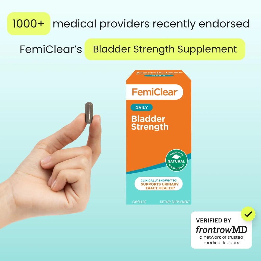 FemiClear Bladder Strength Supplement | Bladder Control & Wellness | 60 Capsules, 30 Day Supply | Made with Natural Ingredients | for Women & Men FemiClear Au supplements