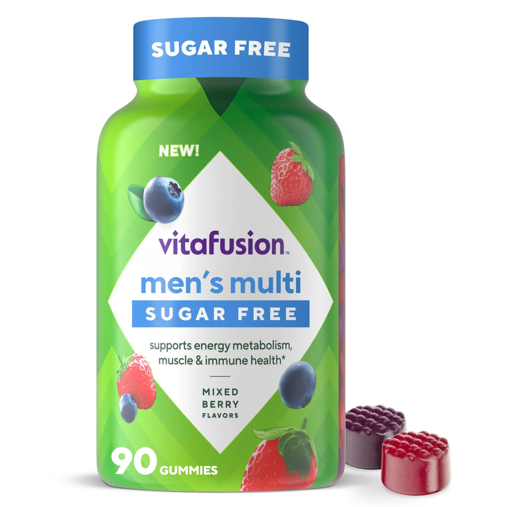 vitafusion Sugar Free Men’s Multi Daily Gummy Multivitamins, Supports Energy Metabolism, Muscle and Immune Health Vitafusion Au supplements