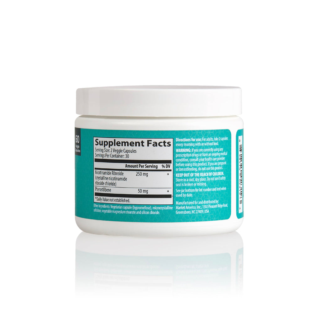 PRIME Anti-Aging Nutraceuticals NAD+ – Nicotinamide Riboside & Pterostilbene Supplement for Cellular Energy, Healthy Aging & Vitality, Vegan, Gluten-Free, 30 Servings PRIME Au supplements