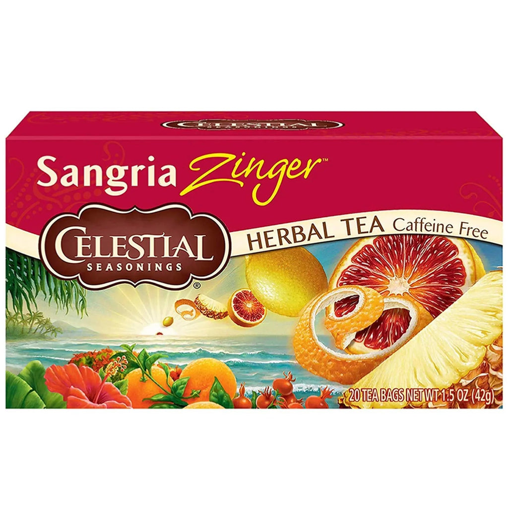 Celestial Seasonings Herbal Tea, Sangria Zinger, 20 Count (Pack of 6) Celestial Seasonings Au supplements