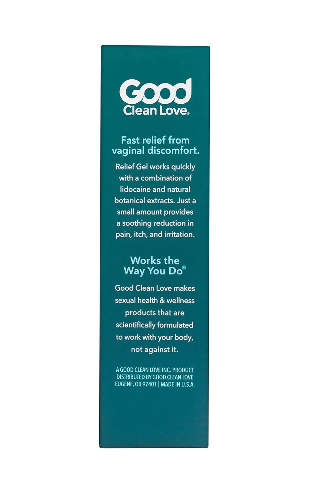 Good Clean Love Relief Gel Pain & Itch with Lidocaine 4%, Fast-Acting Relief from Pain, Itch, and Irritation Good Clean Love Au supplements