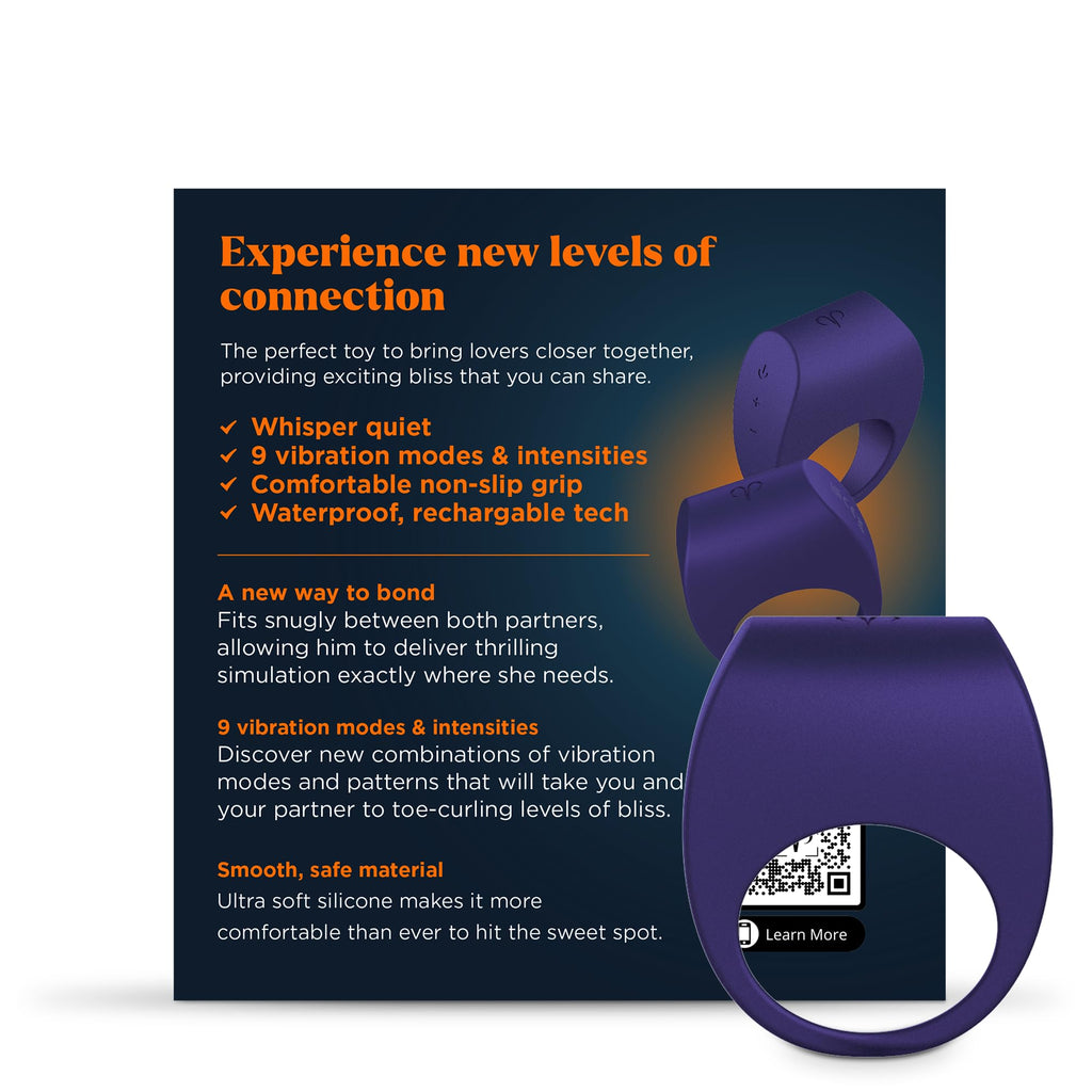 Promescent Cock Ring with 9 Vibrating Intensities, Sex Toys for Men, Penis Ring Vibrator for Better Erections, Silicone Sex Toy, Clitoral Stimulator for her, Intimate Couples Toys Promescent Au supplements