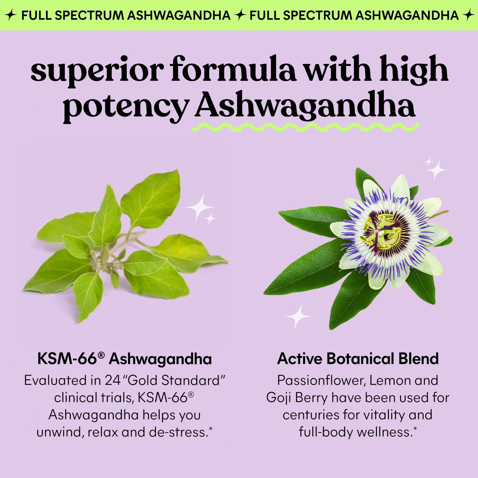 Lemme Chill Stress Relief Gummies with 300mg KSM-66 Ashwagandha, Lemon Balm, Passionflower & Goji to Support Relaxation, Healthy Cortisol & Sleep - Gluten-Free, Non-GMO, Mixed Berry (60 Count) Lemme Au supplements