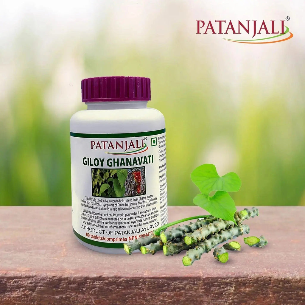 patanjali Giloy Ghanvati 60 tab Pack of 3 patanjali Au supplements