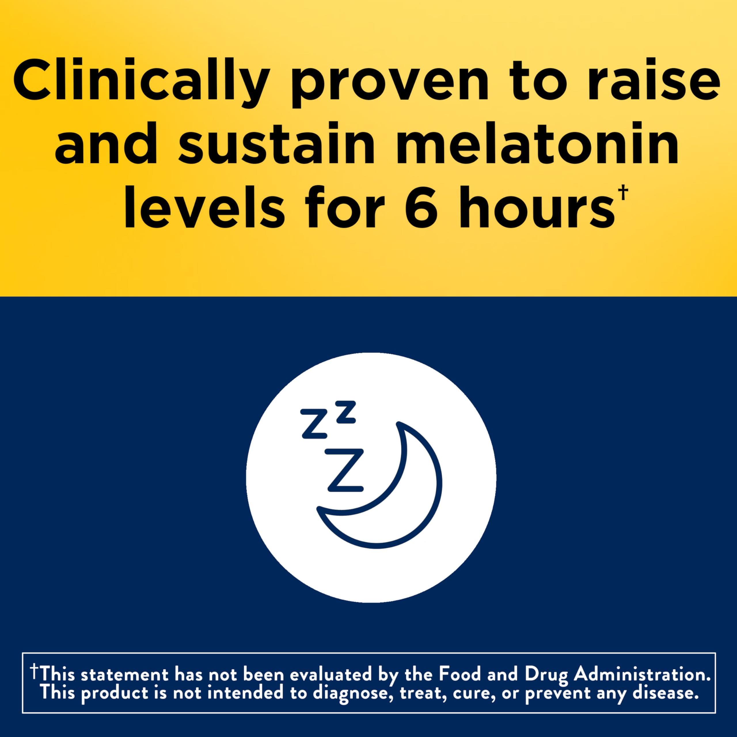 Nature Made Melatonin 4mg Extended Release Tablets, Sleep Supplements for Adults, 100% Drug Free Sleep Aid, 90 Count, 90 Day Supply