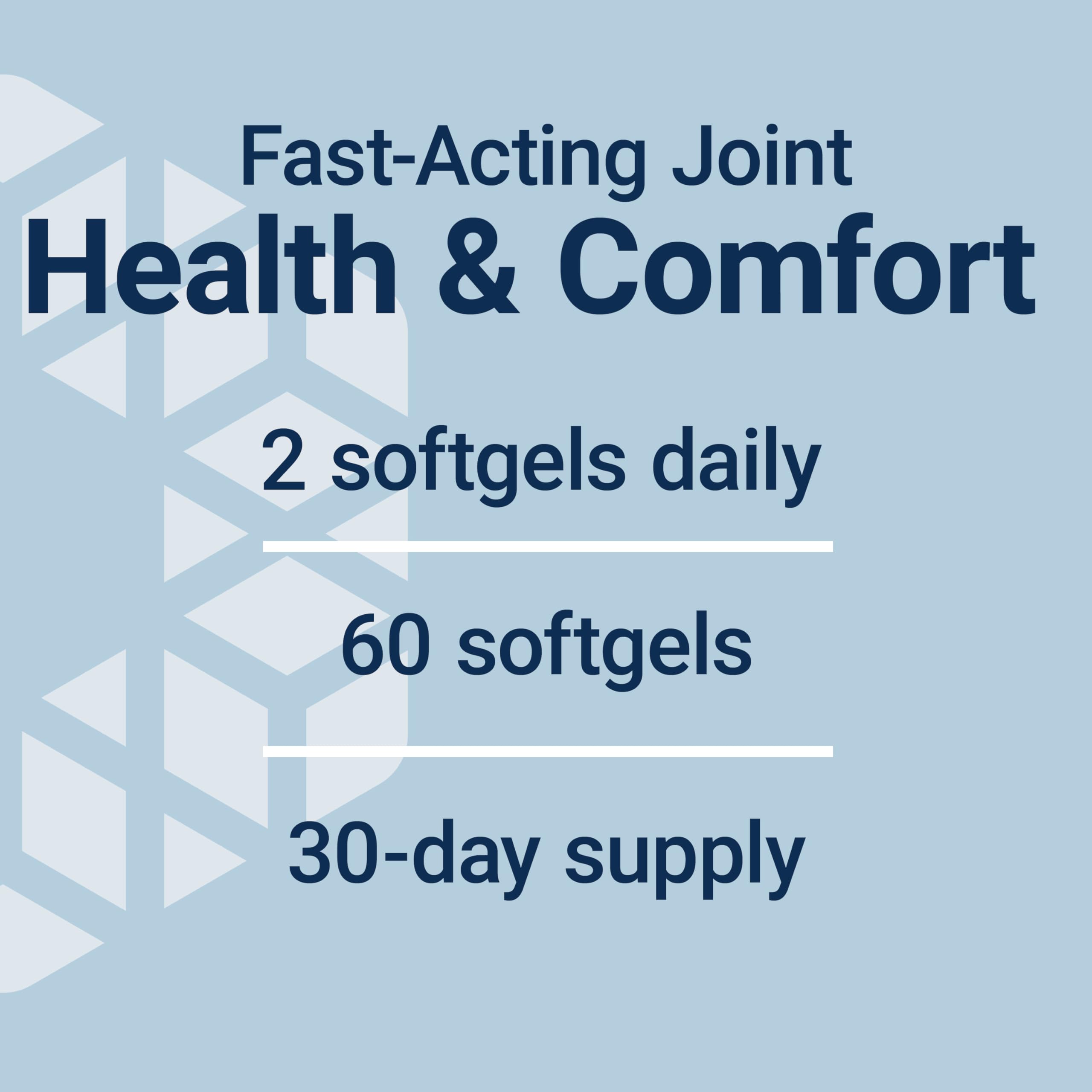 Life Extension Fast Acting Relief, Black Sesame Seeds, Turmeric, Boswellia, Joint Support Supplement, Quick Relief for discomfort in Bones, Joints & Muscles, Gluten-Free, Non-GMO, 60 softgels Life Extension Au supplements