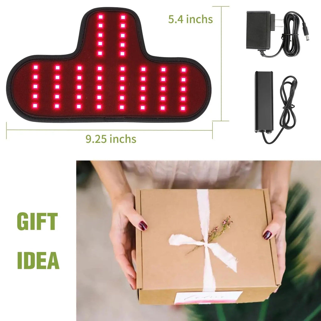 Rechargeable Red Light Therapy Neck Shoulder, Infrared Light Therapy for Body Pain Relief, Portable Red Light EnjoYield Au supplements
