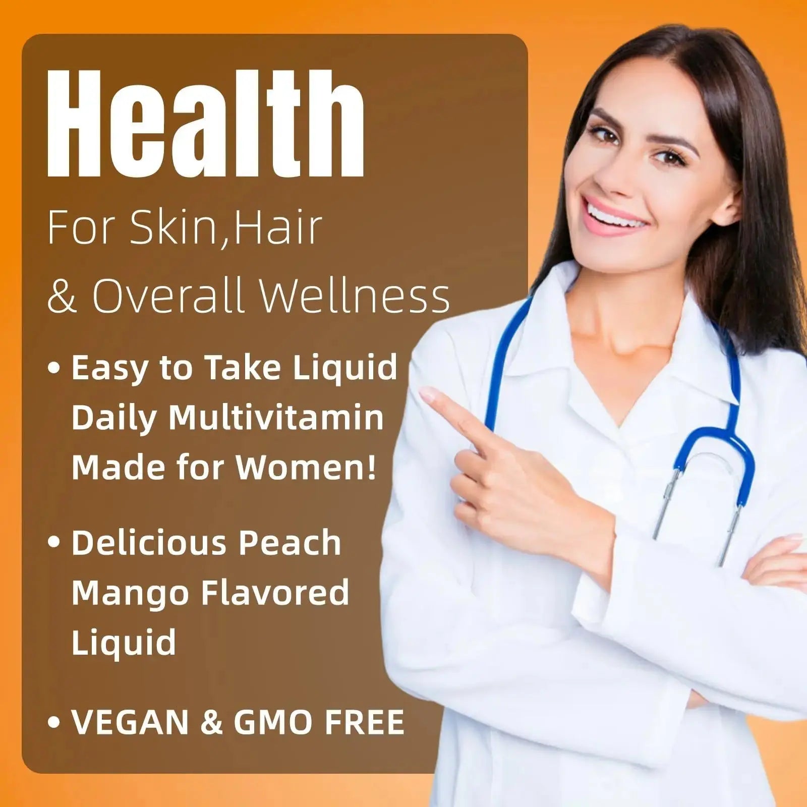 Liquid Multivitamin for Hair Growth | Biotin 10000mcg | Hair & Skin Support Supplement | Clinically Tested for Thicker Hair & Skin Elasticity HOWEEJET Au supplements