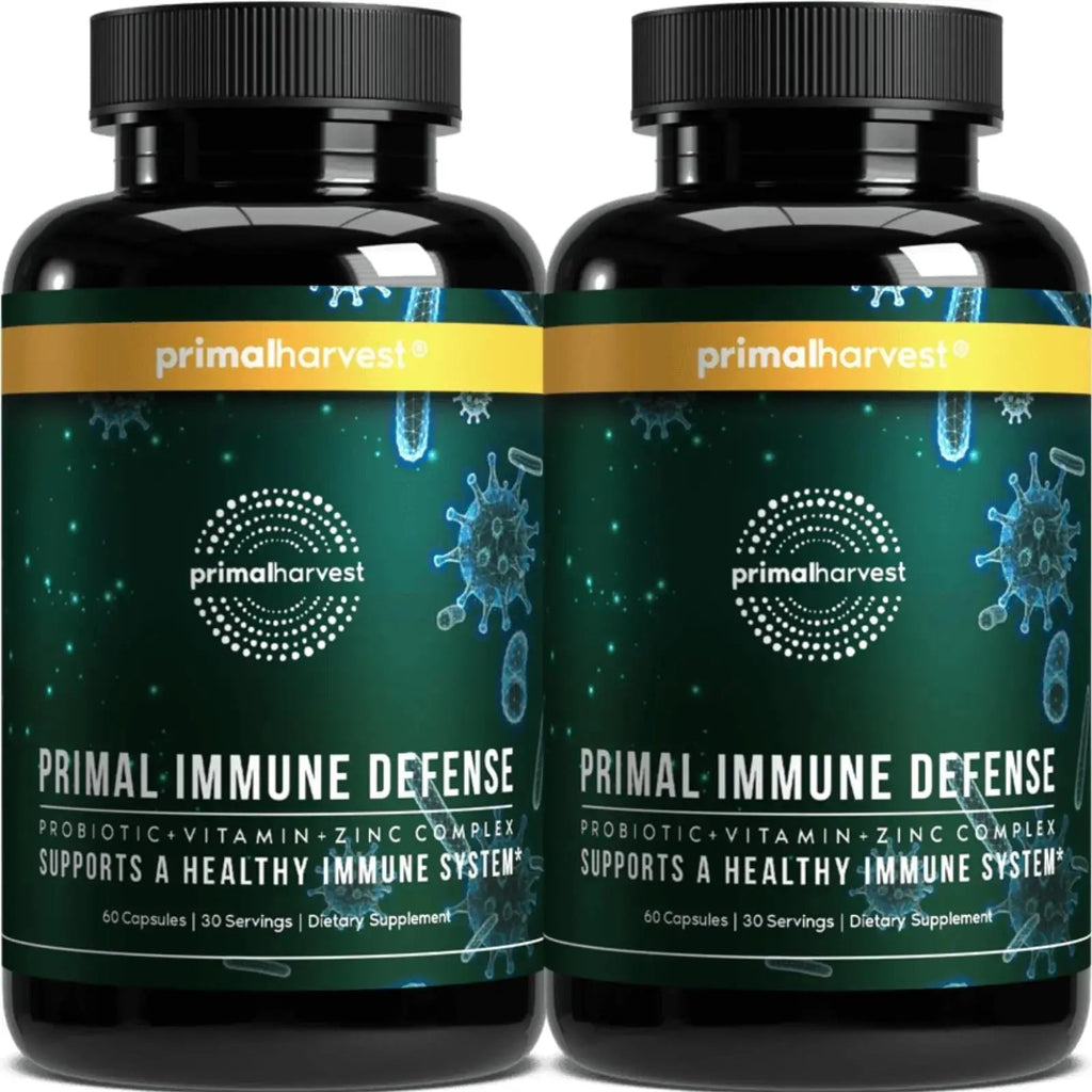 Primal Harvest Primal Immune Defense: 10-in-1 Immune Support with Probiotics, Zinc, Vitamins C, B6, D3 & K2 Primal Harvest Au supplements