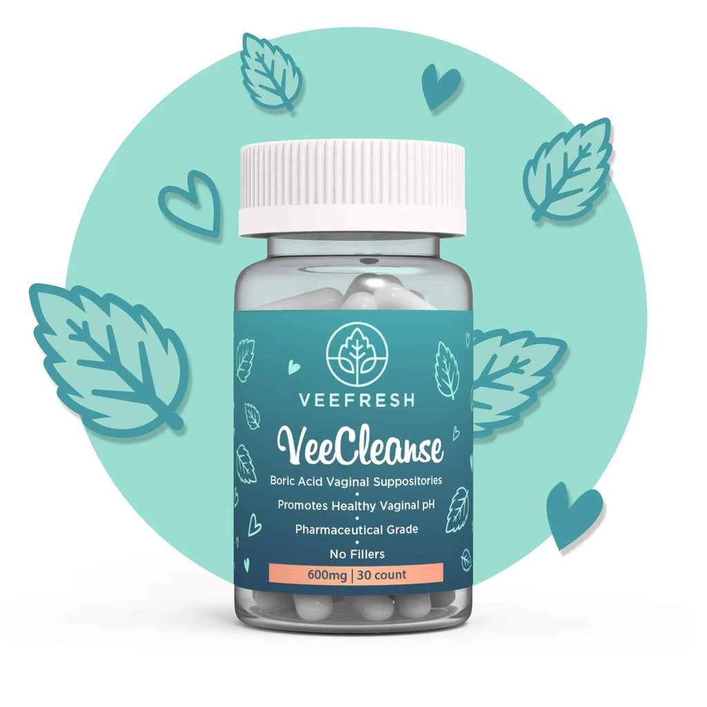 VeeFresh - VeeCleanse Boric Acid Vaginal Suppositories - Vaginal pH Balance Suppositories VeeFresh Au supplements