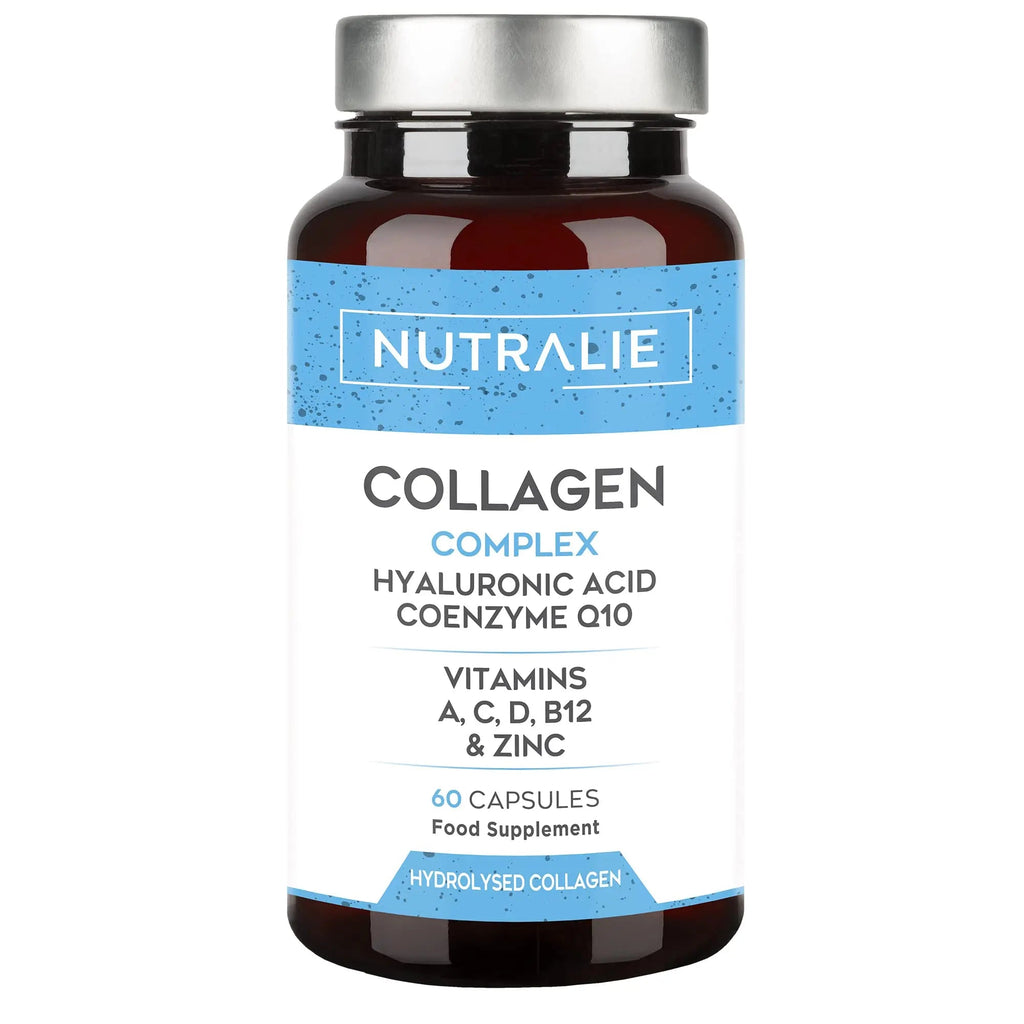 Collagen + Hyaluronic Acid + Q10 Hydrolysed Collagen Women Men + Vitamins A C D B12 Zinc NUTRALIE Au supplements