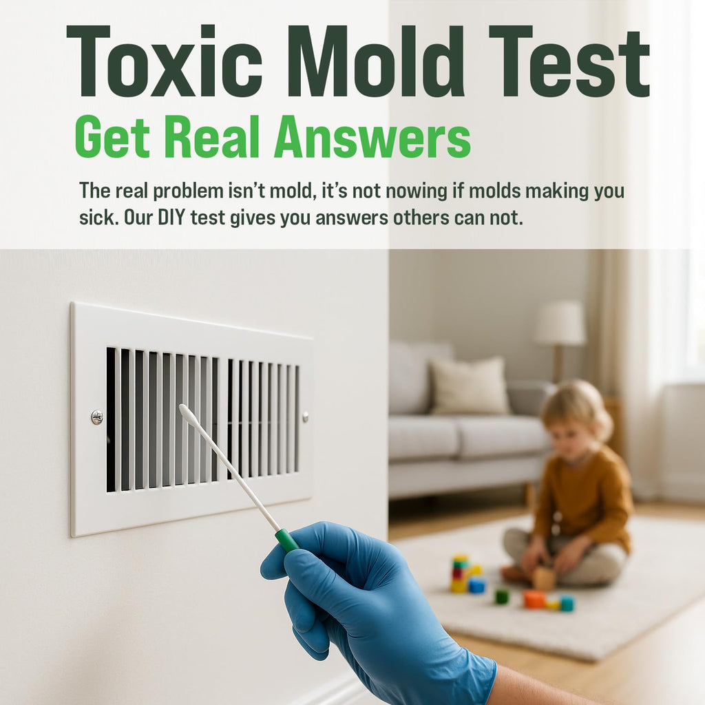 Microbial Mold Test Kit for Home - Indoor Air Quality and Surface Testing - Detects Black Mold, Mildew, and Fungi - Air and Surface Mold Detection Kit with Lab Analysis Included MICROBIAL MAINTENANCE Au supplements