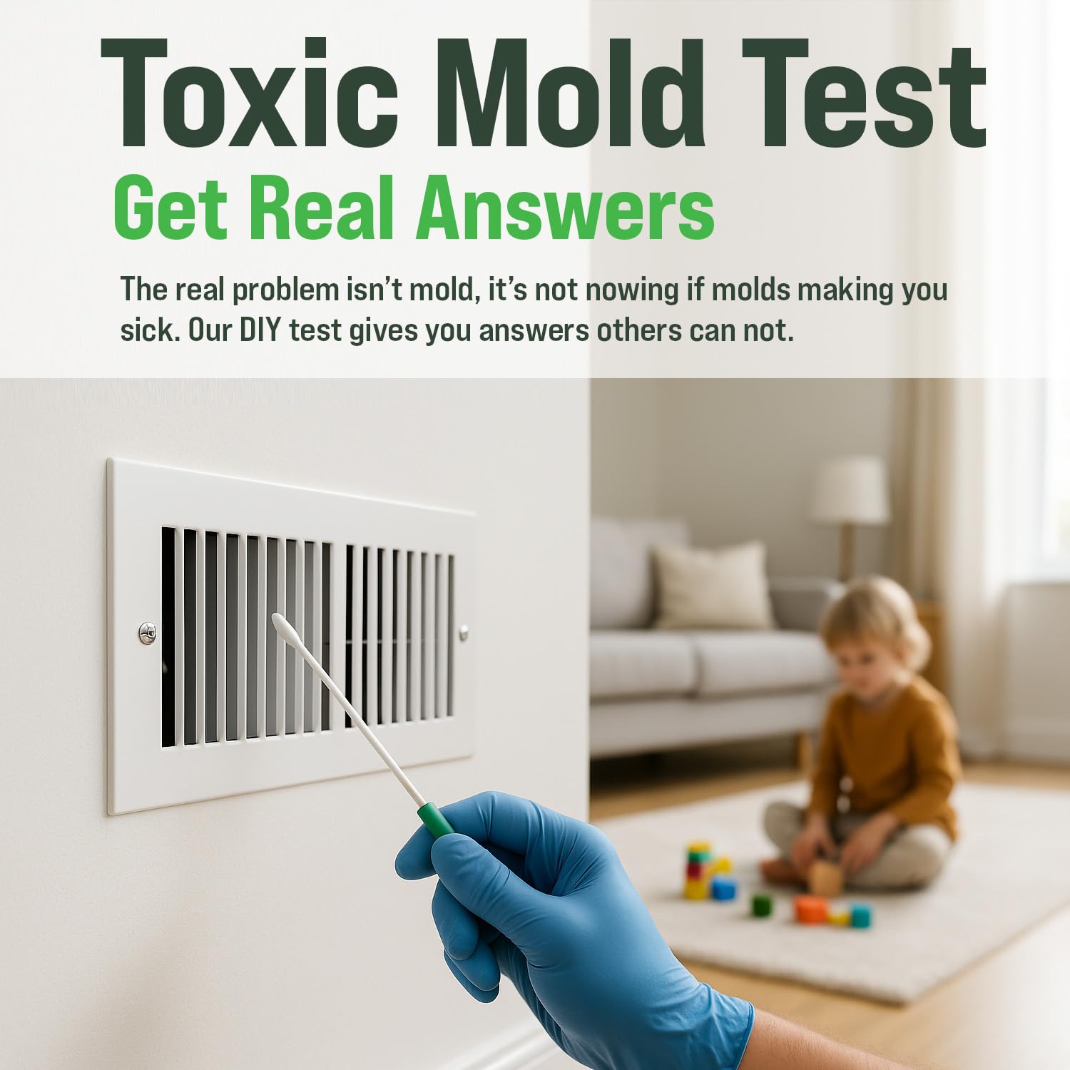Microbial Mold Test Kit for Home - Indoor Air Quality and Surface Testing - Detects Black Mold, Mildew, and Fungi - Air and Surface Mold Detection Kit with Lab Analysis Included MICROBIAL MAINTENANCE Au supplements