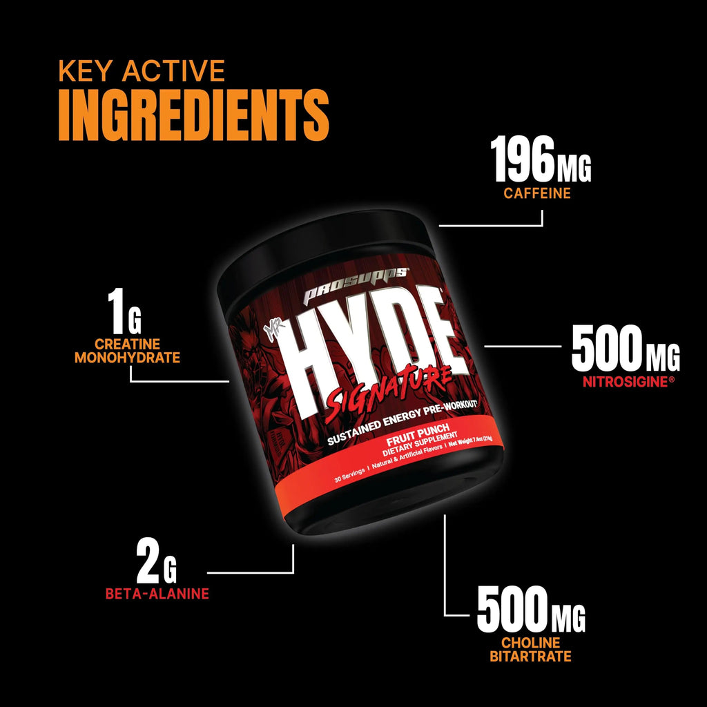 PROSUPPS Mr. Hyde Signature Series Pre-Workout Energy Drink – Intense Sustained Energy PROSUPPS Au supplements