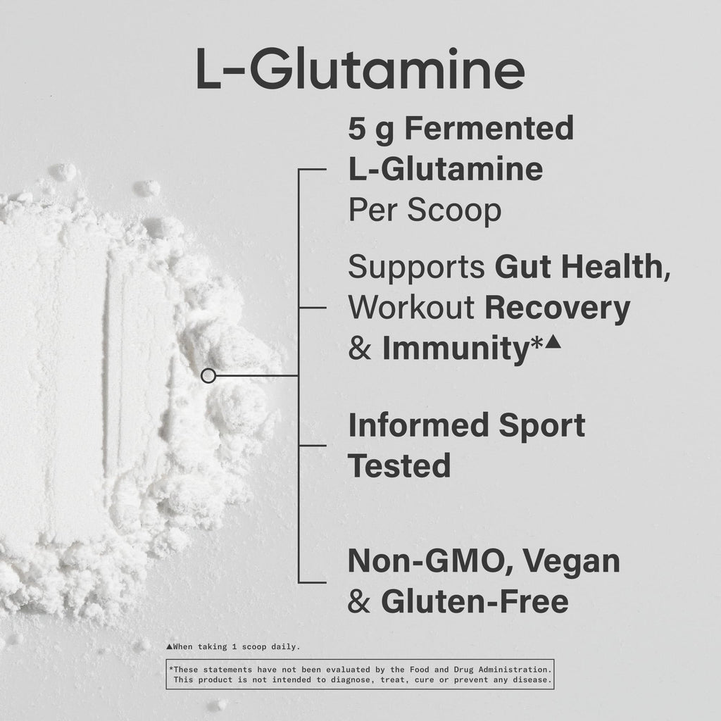 Sports Research L-Glutamine - Workout Recovery, Immune Health & Gut Health Support - 5 G Per Serving - 10.58 Oz