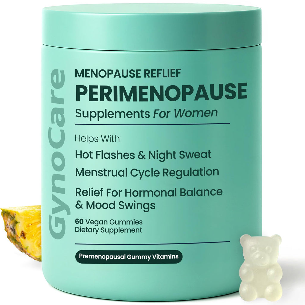 Perimenopause Supplements Women | Premenopausal Gummy Vitamins | Relief for Hormonal Balance & Mood Swings | Supports Menstrual Cycle Regulation | 60 Vegan Gummies Terramed Just Think Comfort Au supplements