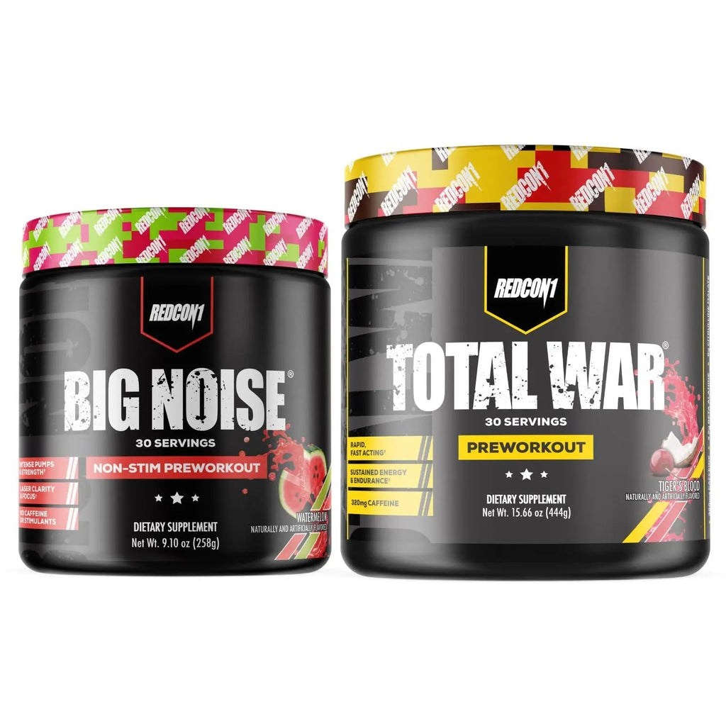 REDCON1 Total War Preworkout (Tiger's Blood) & Big Noise Non-Stim Preworkout Powder REDCON1 Au supplements