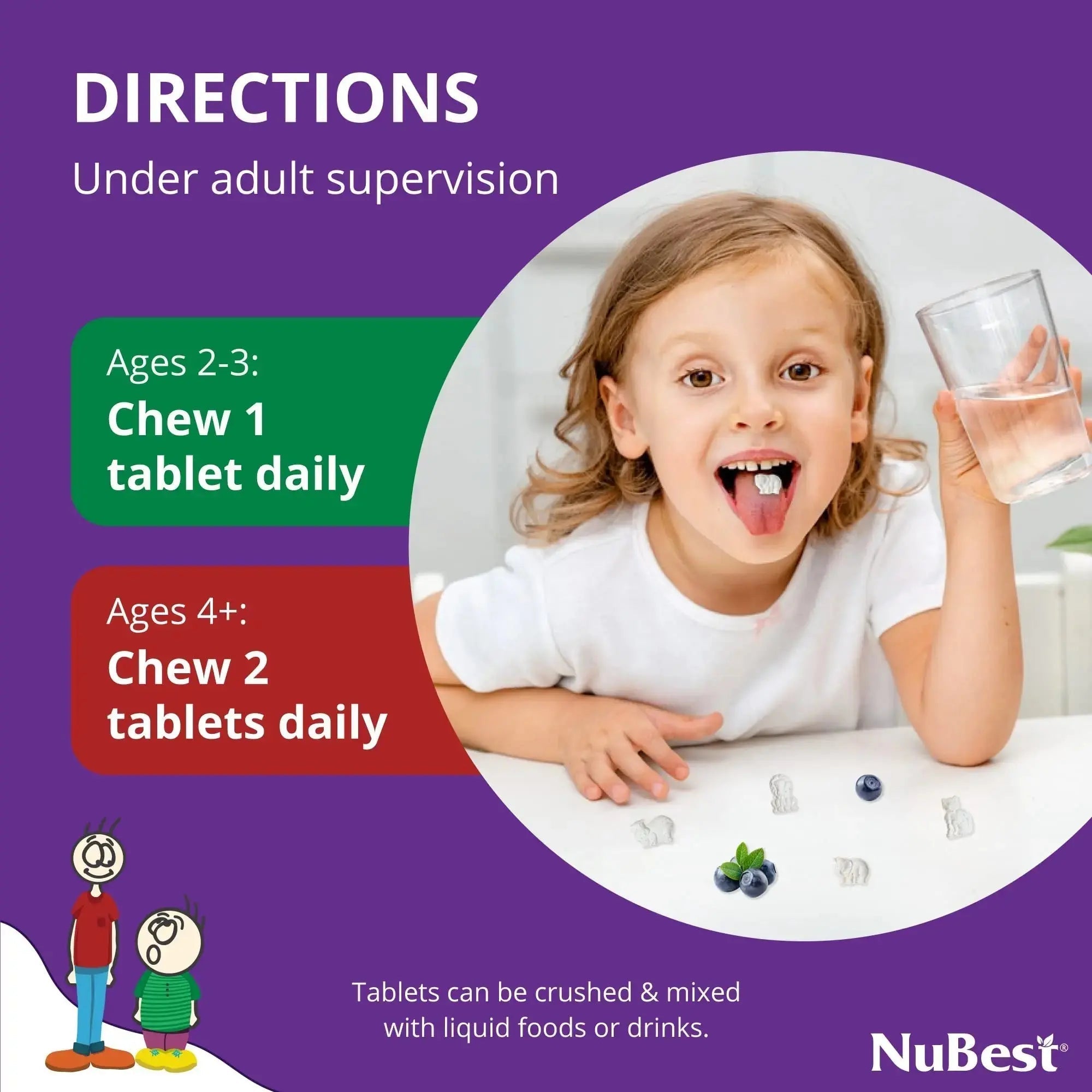 NuBest Tall Kids - Multivitamins & Minerals for Age 2 to 9 - Bone Strength & Immunity Support - Helps Kids, Toddlers Healthy NuBest Au supplements