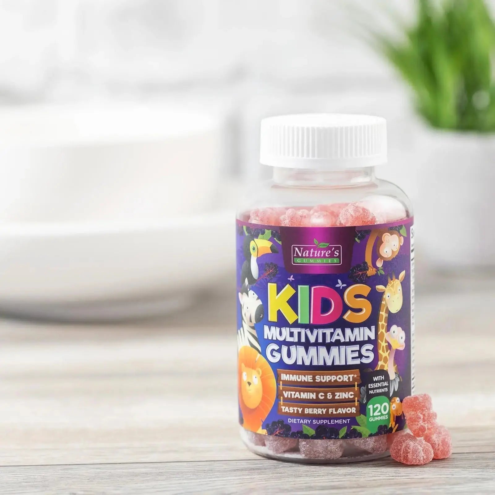 Multivitamin for Kids - Complete Daily Children's Multi Vitamin Gummies with Vitamin D, B Vitamins, Zinc & More - Energy, Memory Focus Nature's Nutrition Au supplements