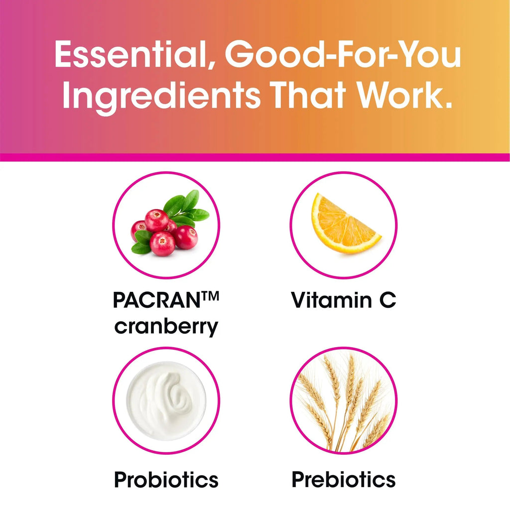 vH essentials Probiotics with Prebiotics and Cranberry Feminine Health Supplement - 60 Capsules vH essentials Au supplements