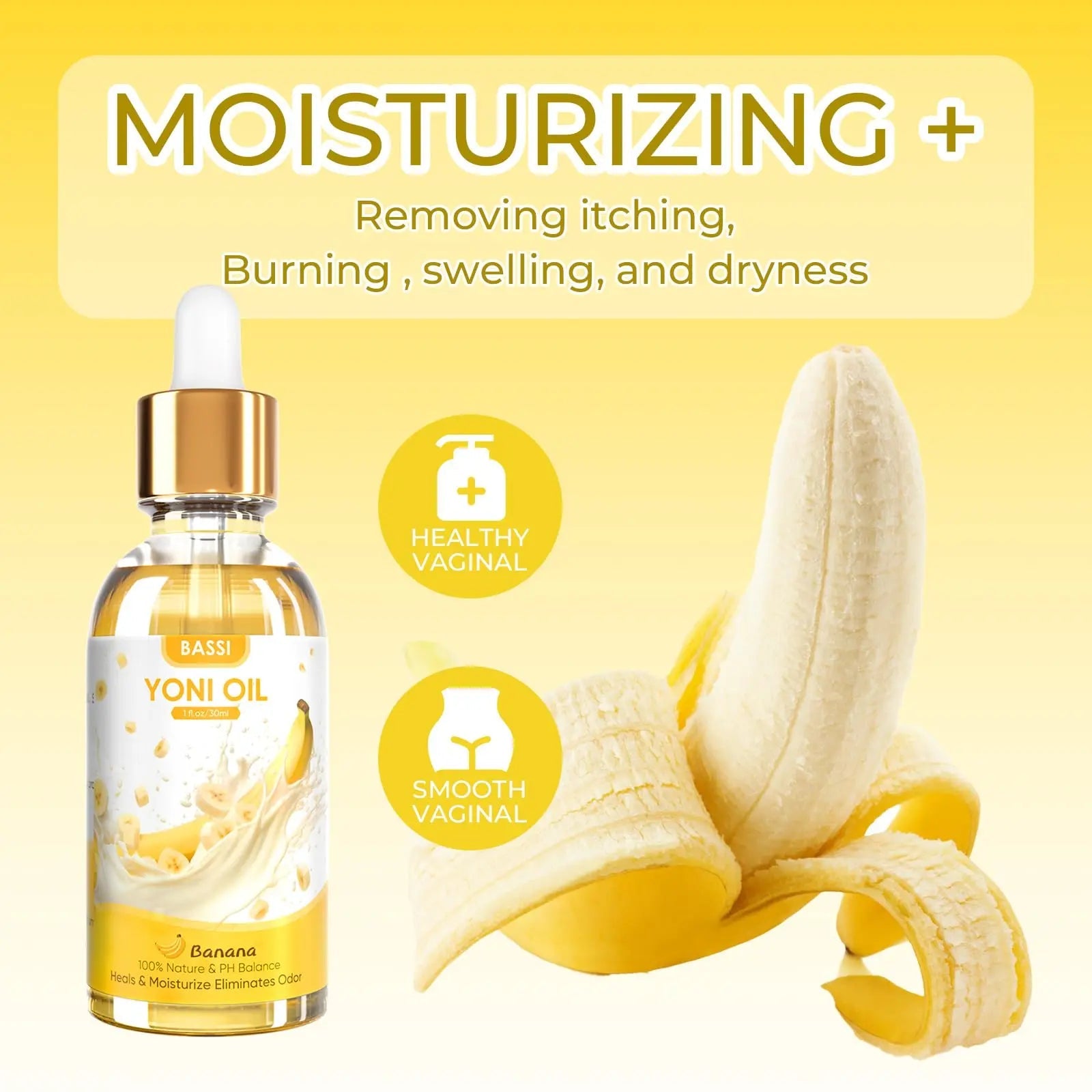 2PCS Yoni Oil Organic Feminine Oil Vaginal Moisturizer - Ph Balance for Women - Feminine Deodorant BASSI Au supplements