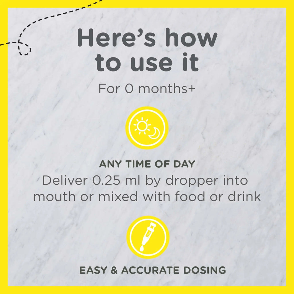 Zarbee's Vitamin D Drops for Infants, 400IU (10mcg) Baby & Toddler Liquid Supplement, Newborn & Up, Dropper Syringe Included, 0.47 Fl Oz Zarbee's Au supplements