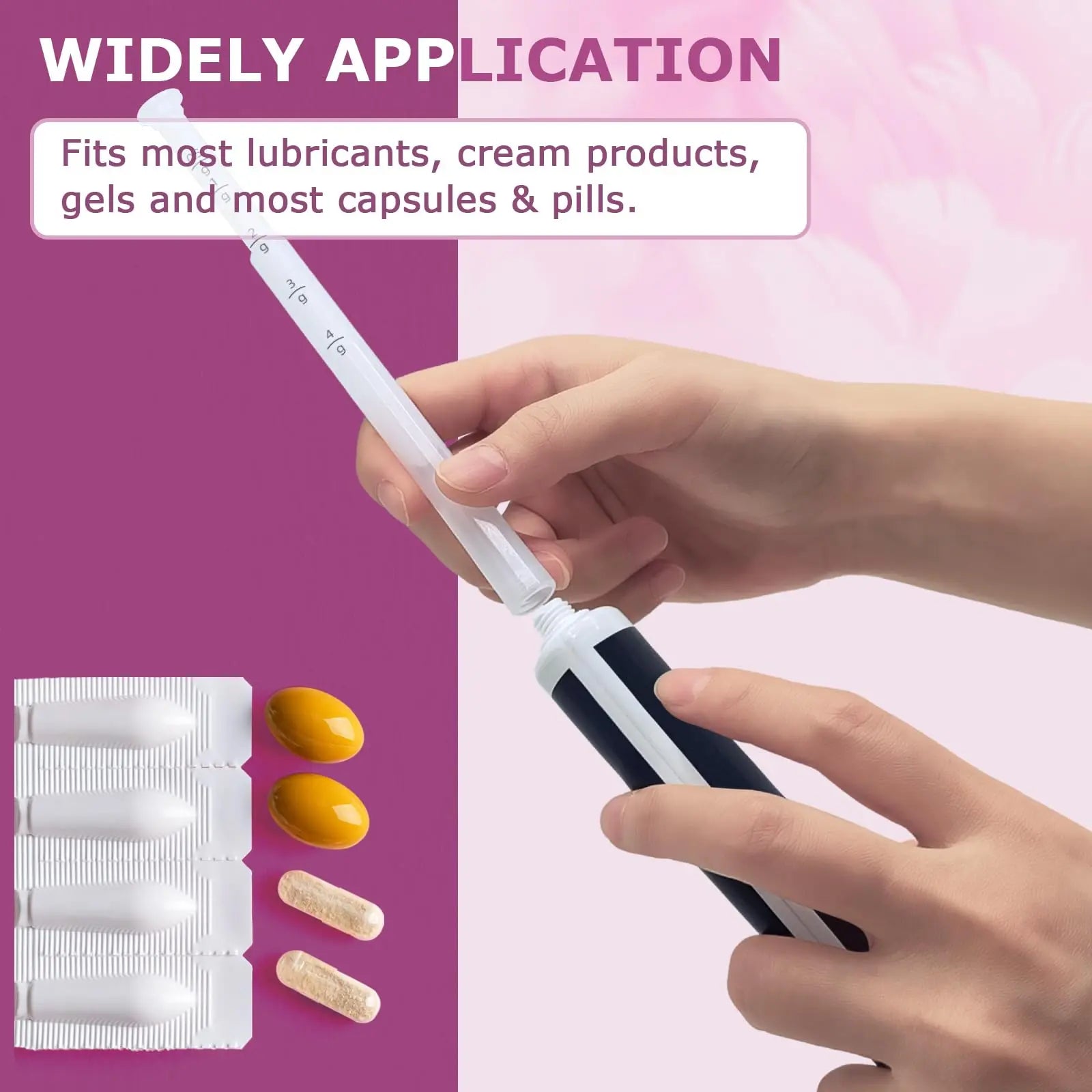 Nieteyrue Plastic Vaginial Cream Applicators (60 Packs) 2024 New Dosage Markings Individually Nieteyrue Au supplements