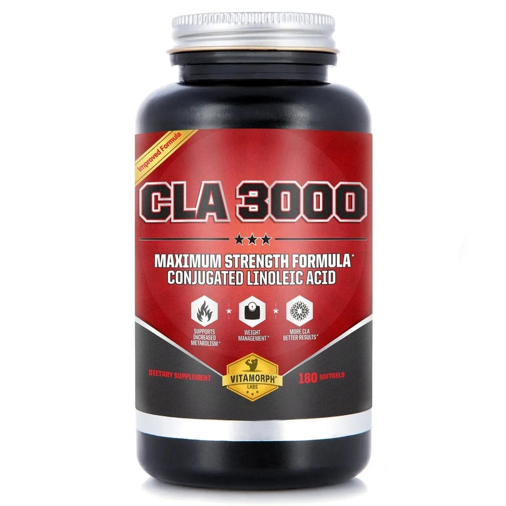 Vitamorph Labs CLA 3000 - CLA Safflower Oil for Metabolism and Weight Loss Management Vitamorph Au supplements