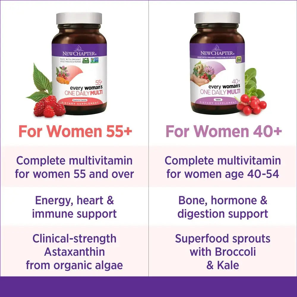 New Chapter Every Women's One Daily 55+ 90ct New Chapter Au supplements