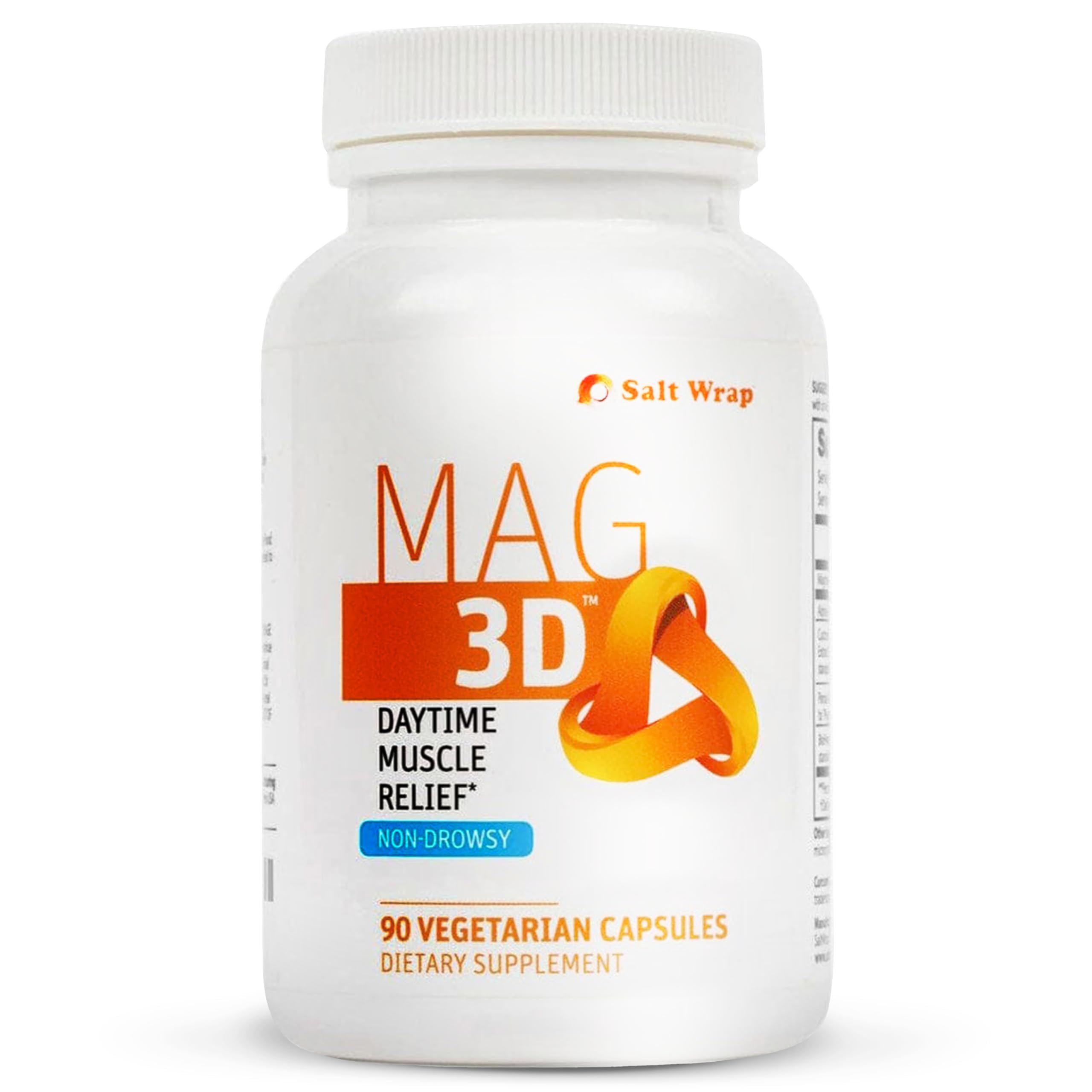 SaltWrap Mag 3D – Daytime (Non-Drowsy) Leg Cramp & Muscle Relief Support - Natural Supplement for Muscle and Nerve Health with Turmeric, Alpha Lipoic Acid & Magnesium SaltWrap Au supplements