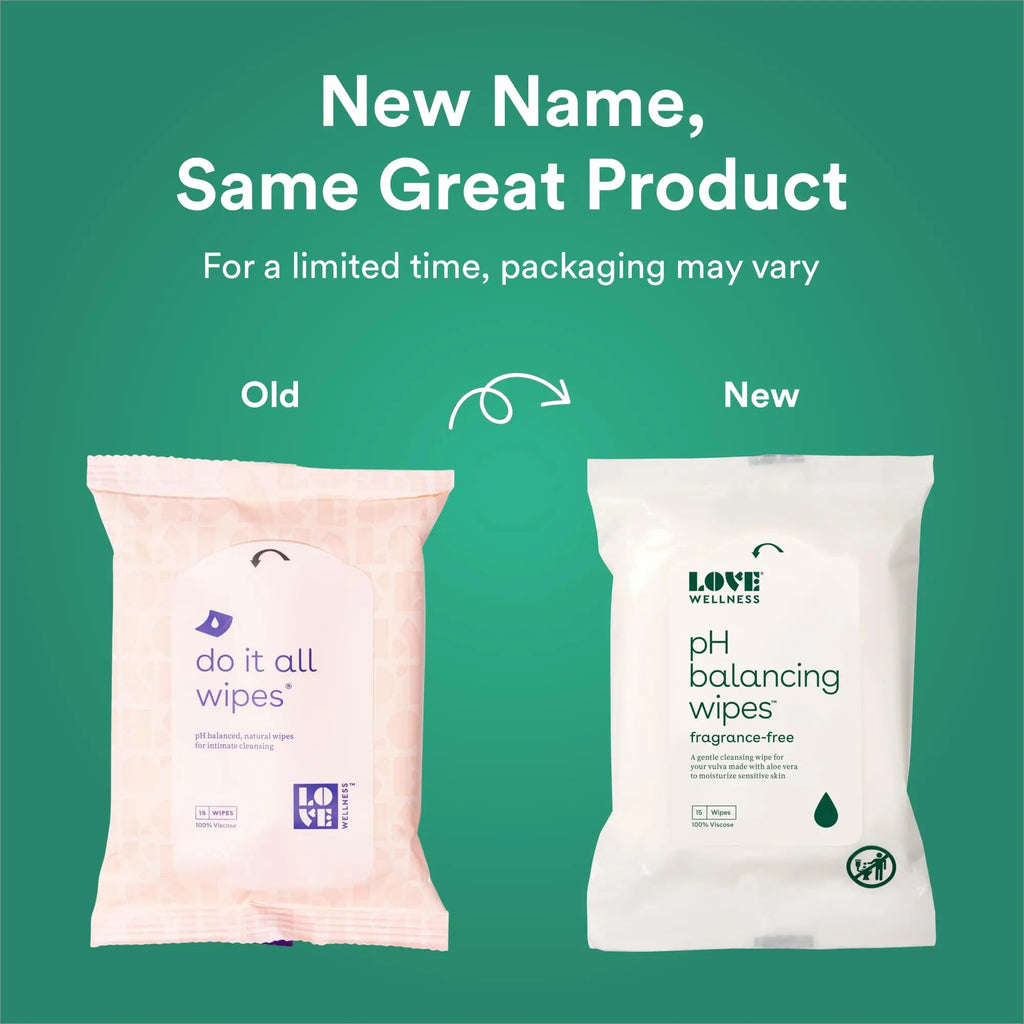 Love Wellness pH Balancing Wipes for Women | Feminine Hygiene for Cleansing with Aloe Vera Love Wellness Au supplements