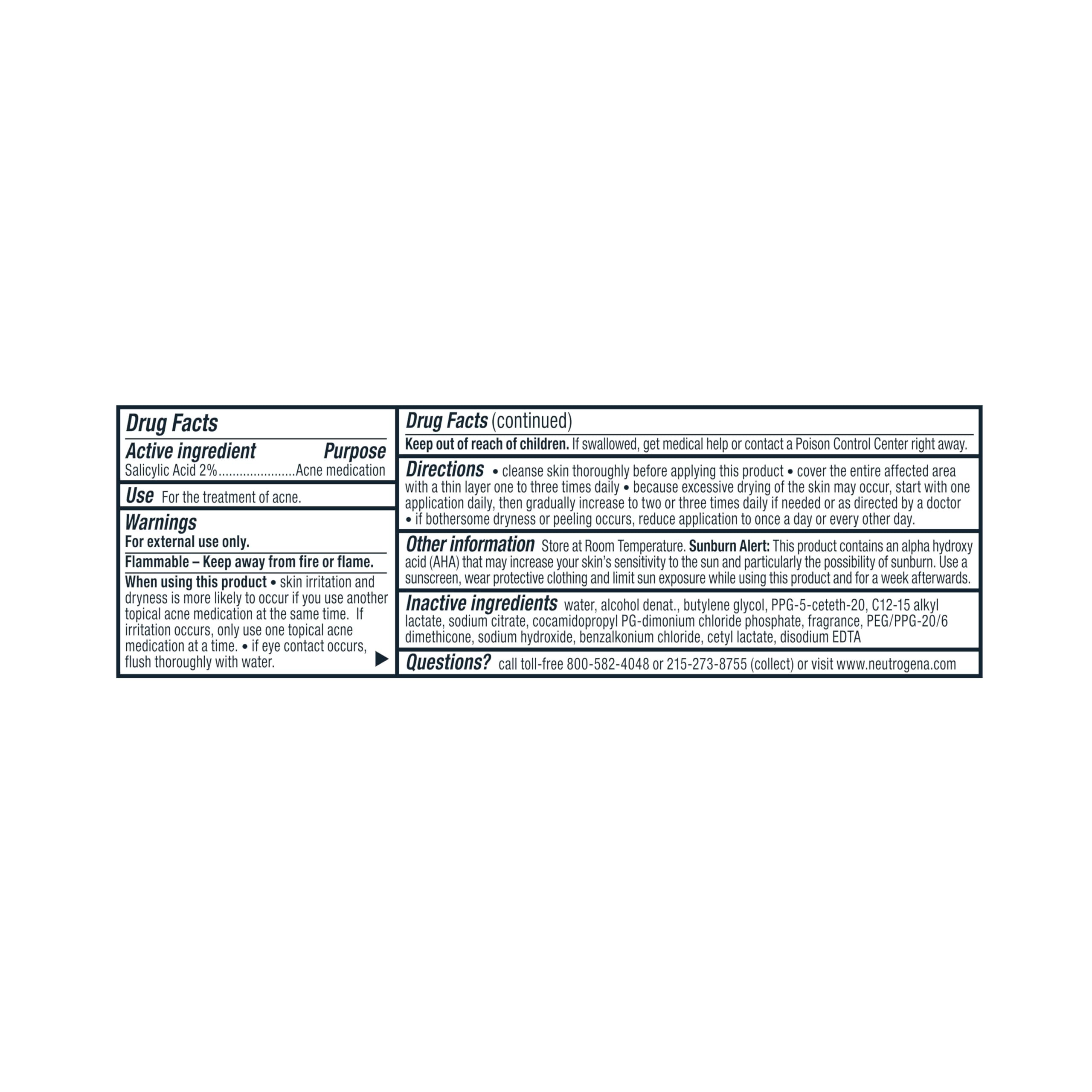 Neutrogena Rapid Clear Maximum Strength Acne Treatment Pads - Salicylic Acid Formula