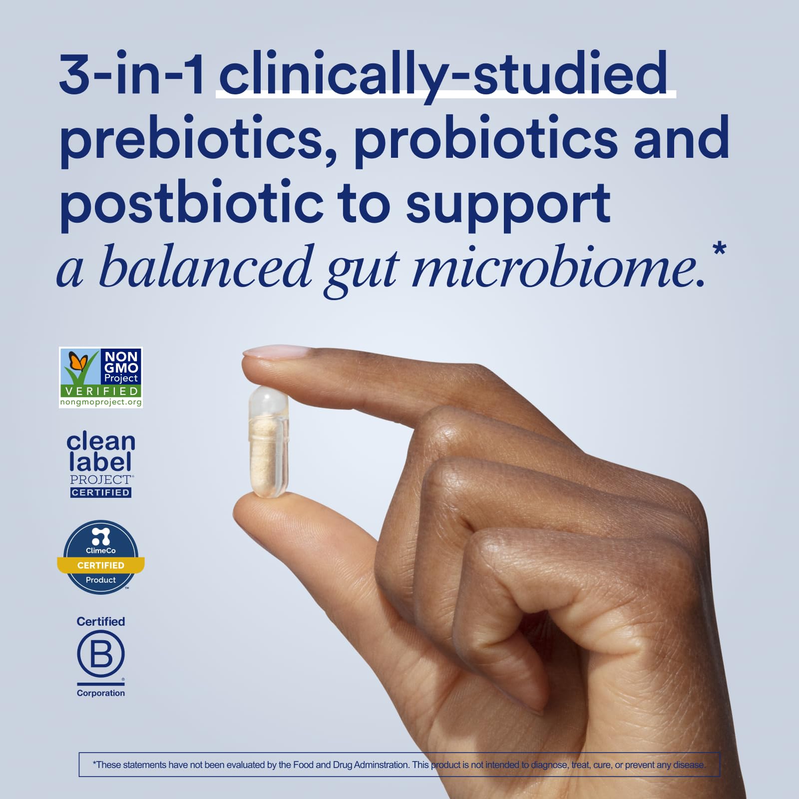 Ritual Synbiotic - Complete 3-in-1 Probiotic, Prebiotic, Postbiotic - for Women and Men - to Support Gut, Digestive Health, Regularity, Bloating