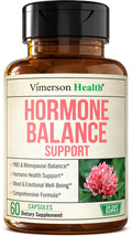 Hormone Harmony for Women with Black Cohosh, Dong Quai & Red Clover – Natural Hormone Balance for Women of All Ages – Supports PMS, Menopause & Mood – Women’s Hormone Balance Supplement – 60 Capsules Vimerson Health Au supplements