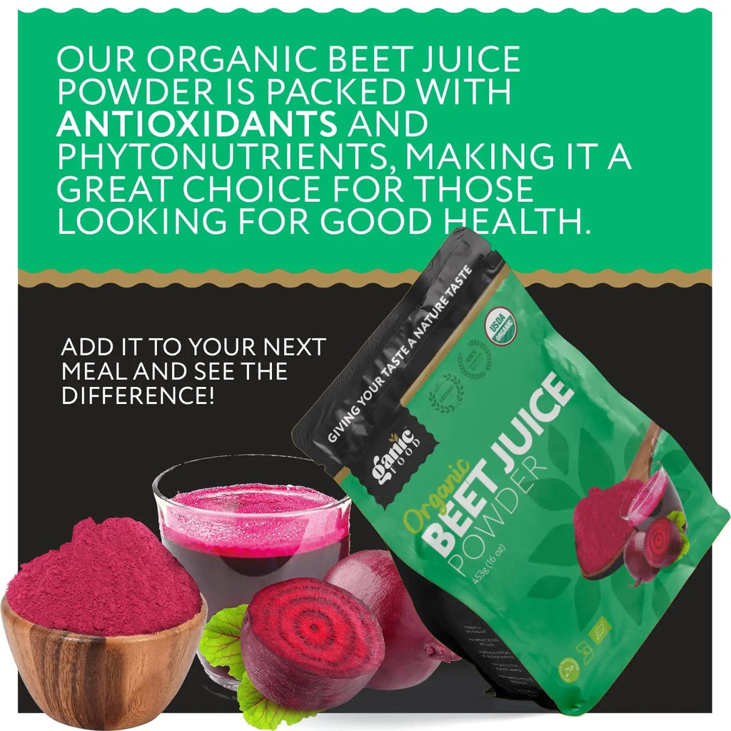 Ganic Food Organic Beet Root Juice Powder, 16 Ounces Ganic Food Au supplements
