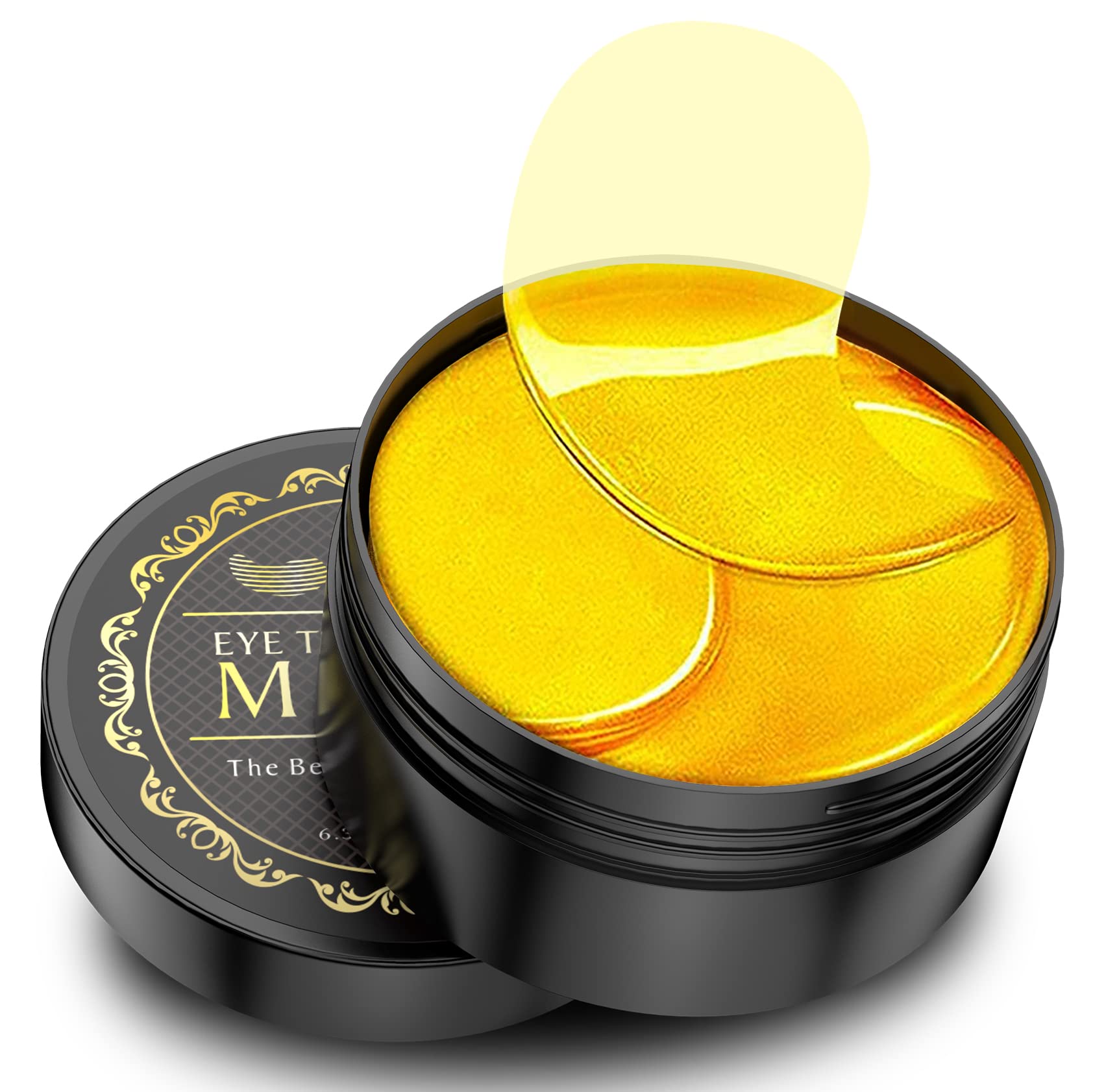 NAZANO 24K Gold Under Eye Patches - 60 Pack for Puffy Eyes, Dark Circles, Bags & Wrinkles