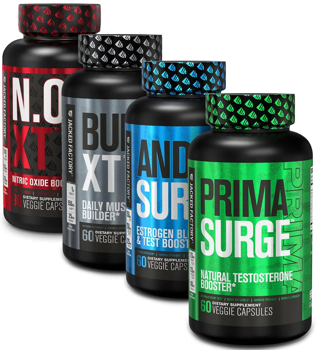 Jacked Factory Androsurge Estrogen Blocker for Men + Primasurge Testosterone Booster Jacked Factory Au supplements