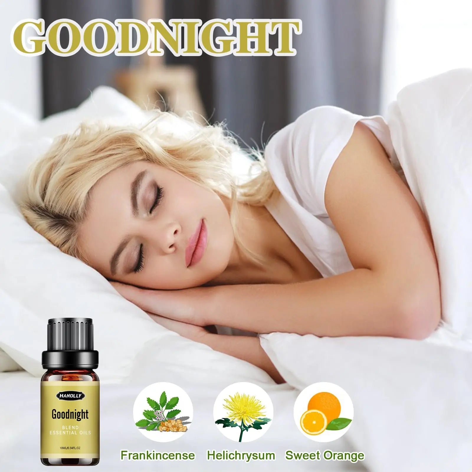 Essential Oils Blend Set, Fragrance Oil Aromatherapy Essential Oils Kit for Diffuser (6x10ML) Hanolly Au supplements