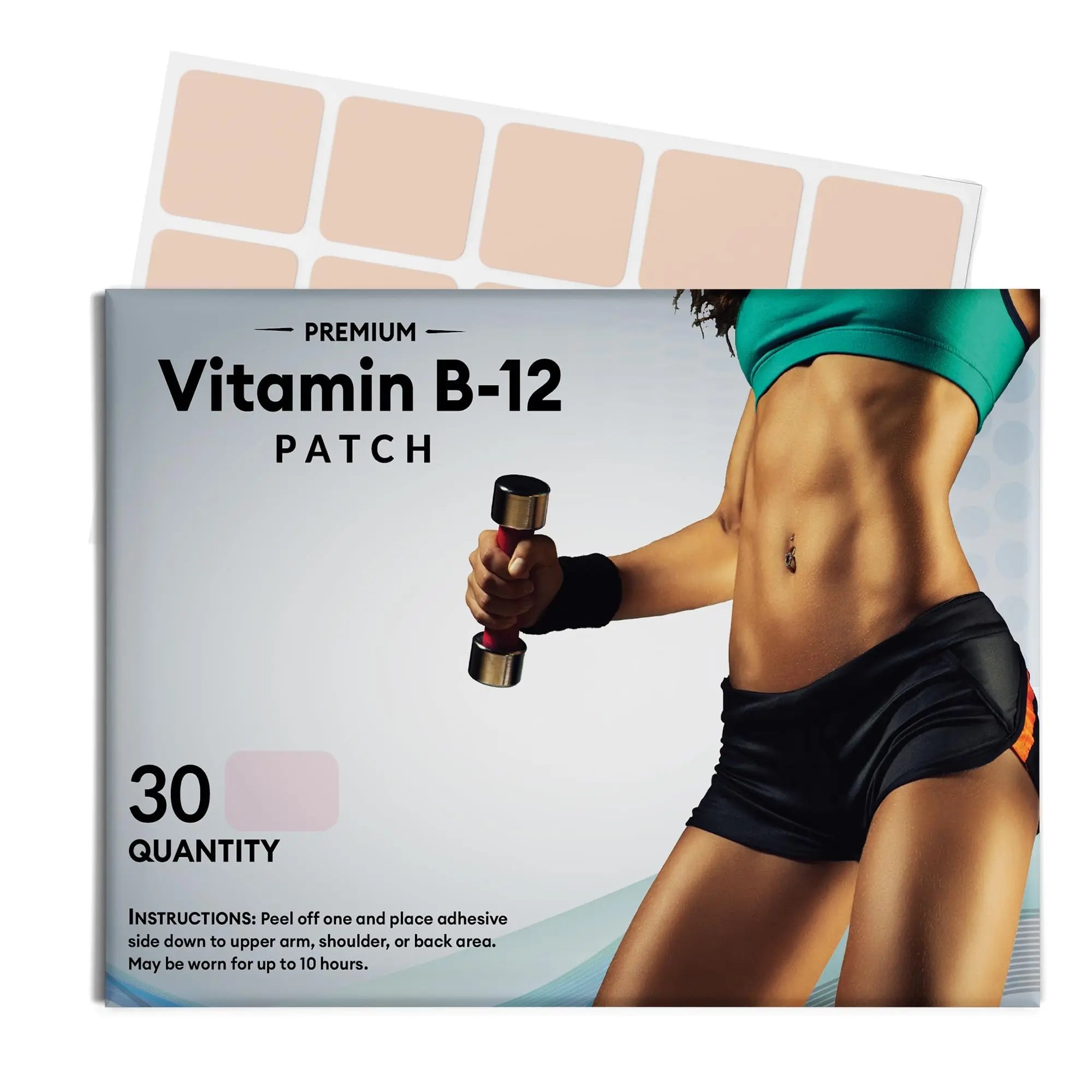 VitaPatch Vitamin B12 Patch for Energy Plus – 30 Count Vitamin B12 Patches – B12 Vitamins VitaPatch Au supplements