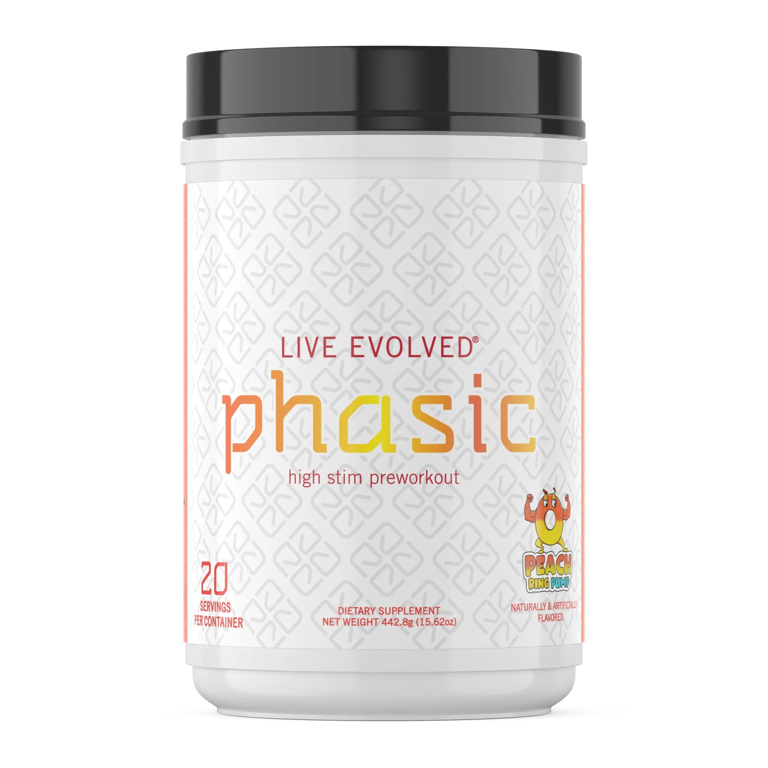 Live Evolved Phasic - High Stim Pre Workout for Men & Women - Energy | Pump | Nootropics Live Evolved Au supplements