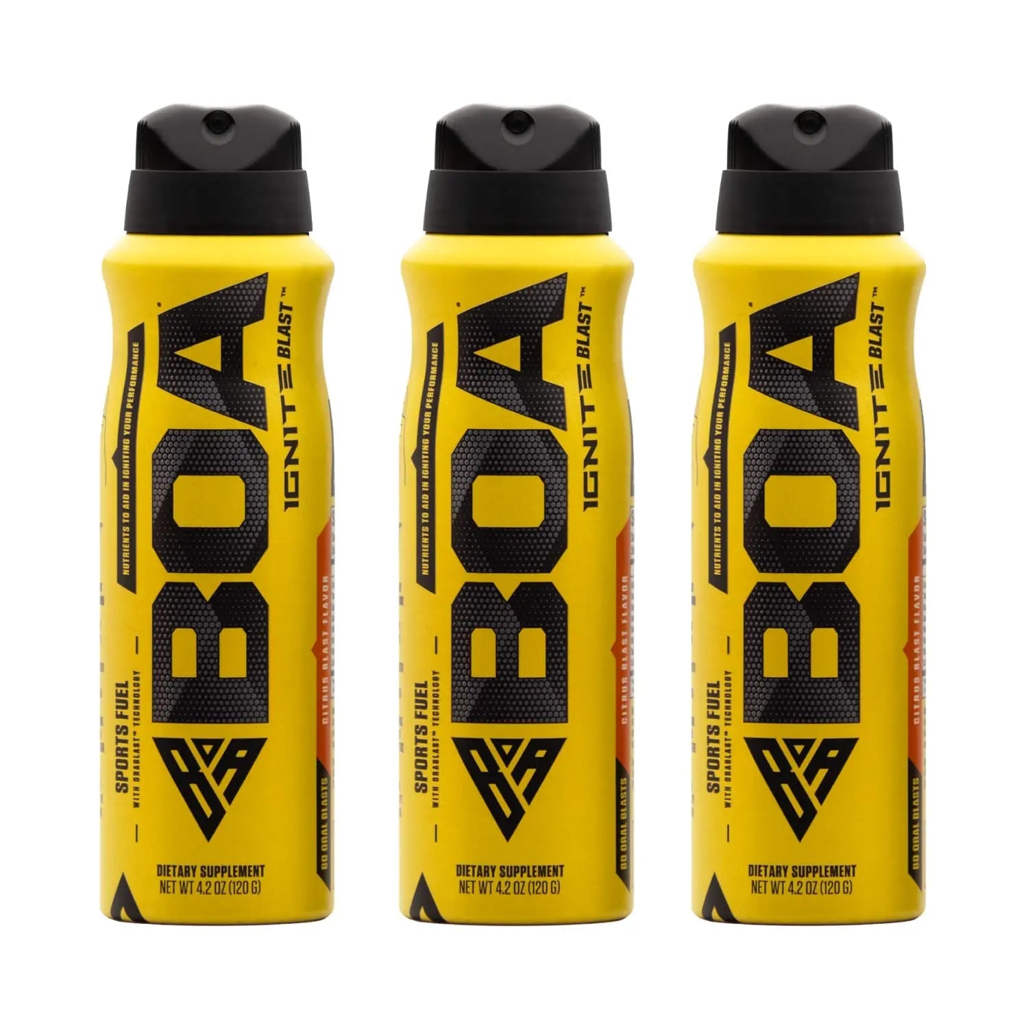 BOA Ignite Blast – Oral Aerosol Rapid Energy Solution – Pre Workout with Caffeine, B Vitamins BOA Nutrition Inc Au supplements
