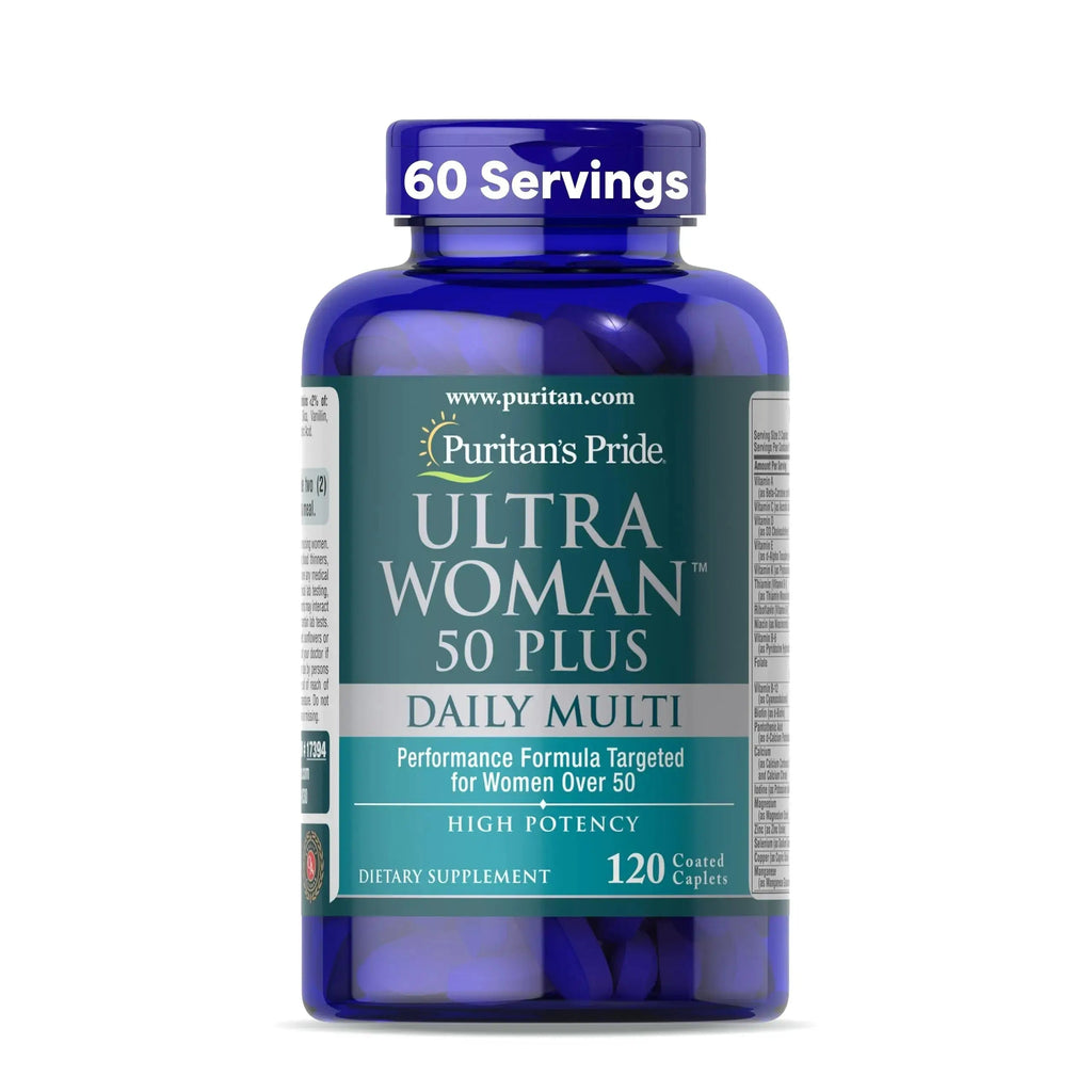 Puritan's Pride Ultra Woman 50 Plus High Potency Performance Time Release Daily Multivitamin with Zinc Puritan's Pride Au supplements