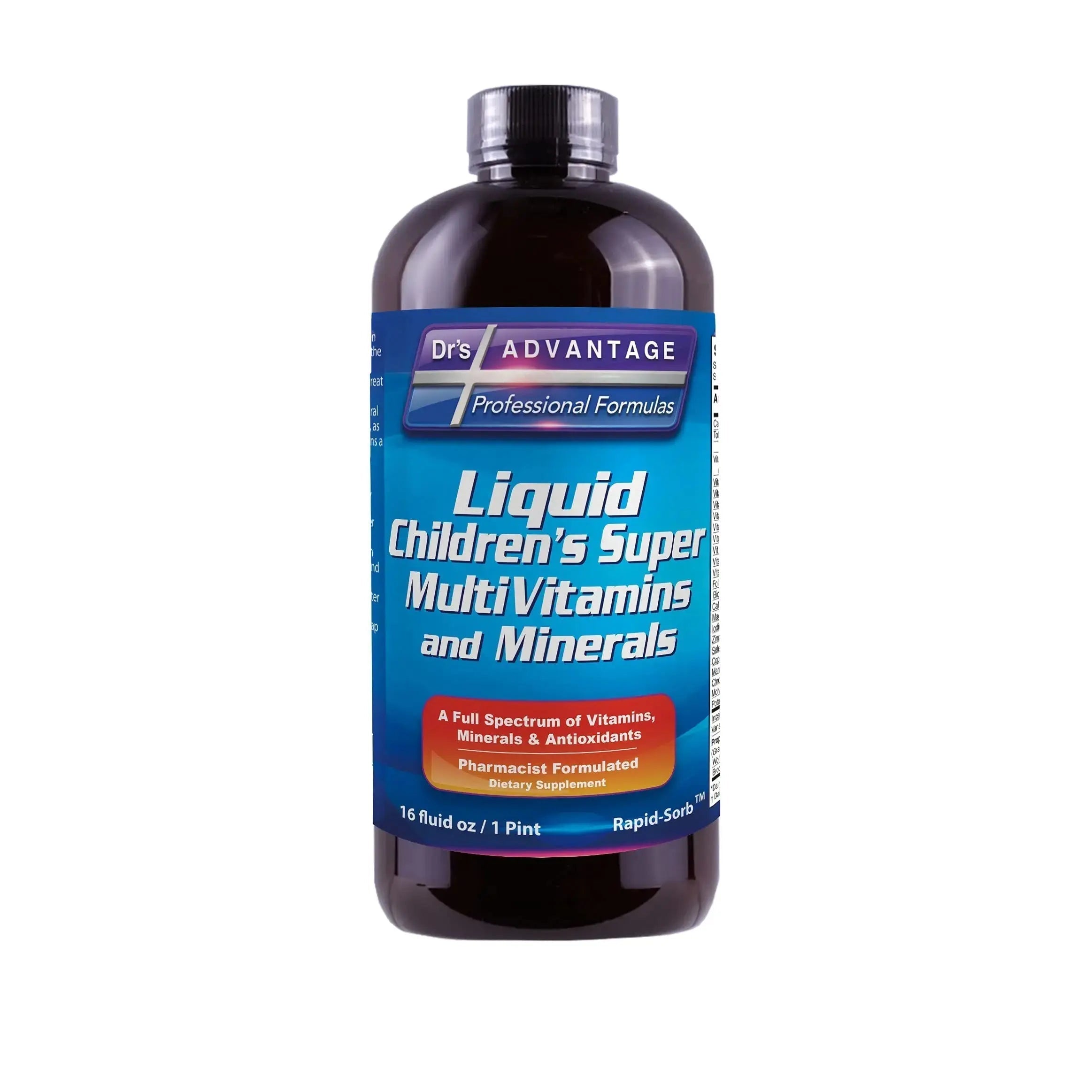 Dr's Advantage DA862 Liquid Children's Multivitamin and Minerals, 16 oz. Dr's Advantage Au supplements