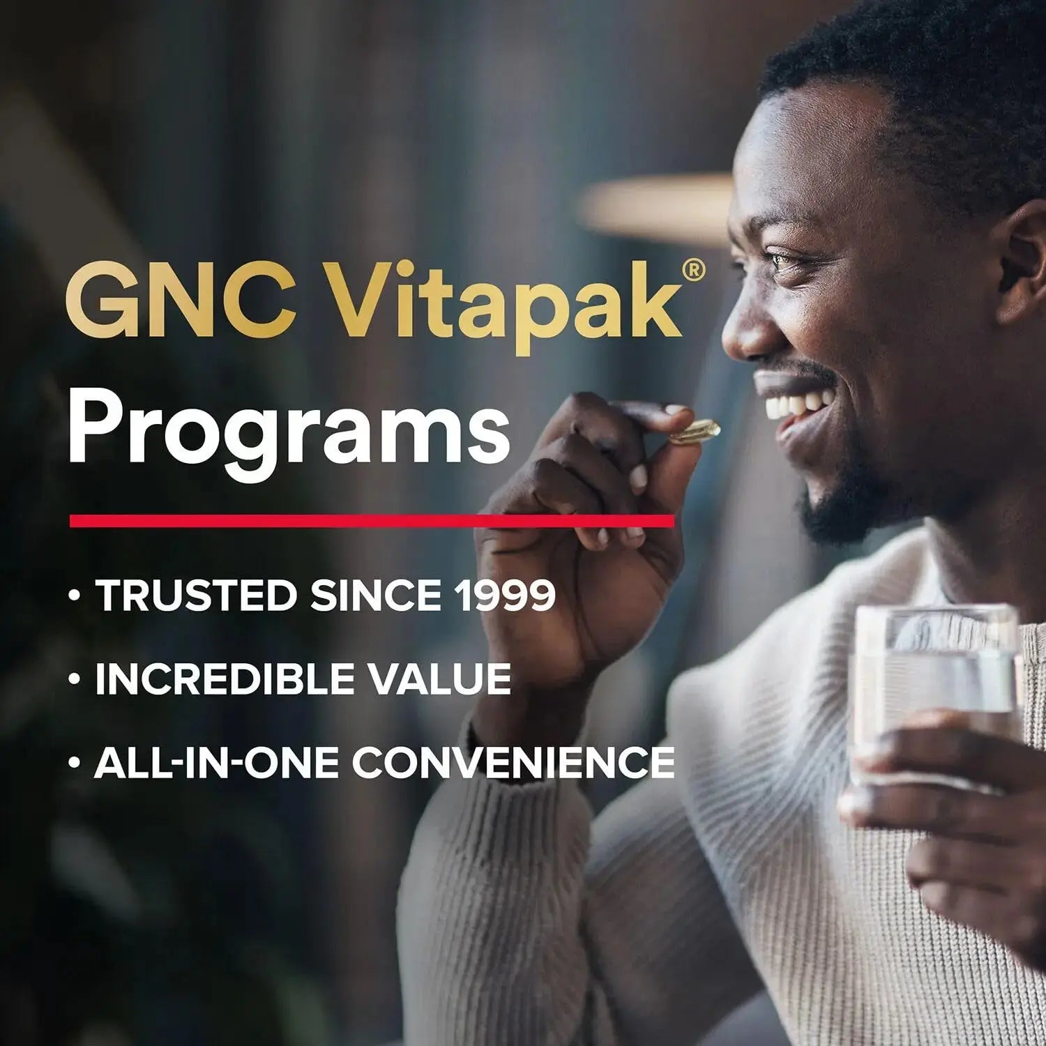 GNC Mega Men Performance and Vitality Vitapak Program, Convenient Complete Nutrition, 5 Products in 1 Packet, Circulation GNC Au supplements